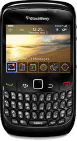 Black BlackBerry Curve