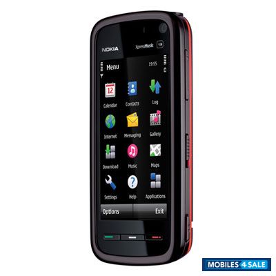 Red Nokia XpressMusic 5800