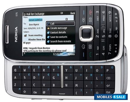 Silver Nokia E75