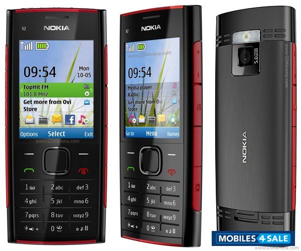 Black-red Nokia X2