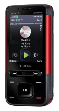 Red Nokia XpressMusic 5610