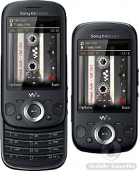 Black Sony Ericsson zylo (w20)