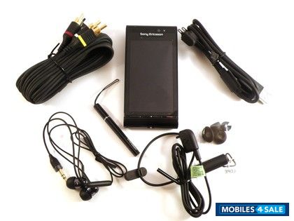 Black Sony Ericsson Sony Satio