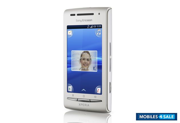 White Sony Ericsson Xperia xperia x8
