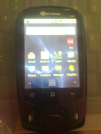 Black Micromax  a60