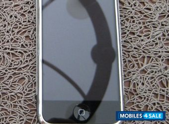 Metal-black Apple iPhone