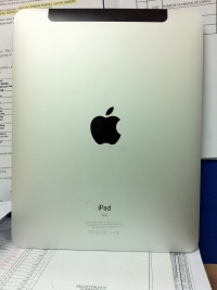 Silver + Black Apple Apple iPad