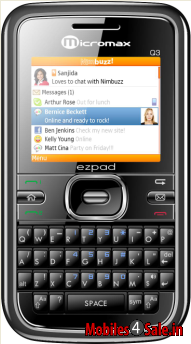Black Micromax  Q3