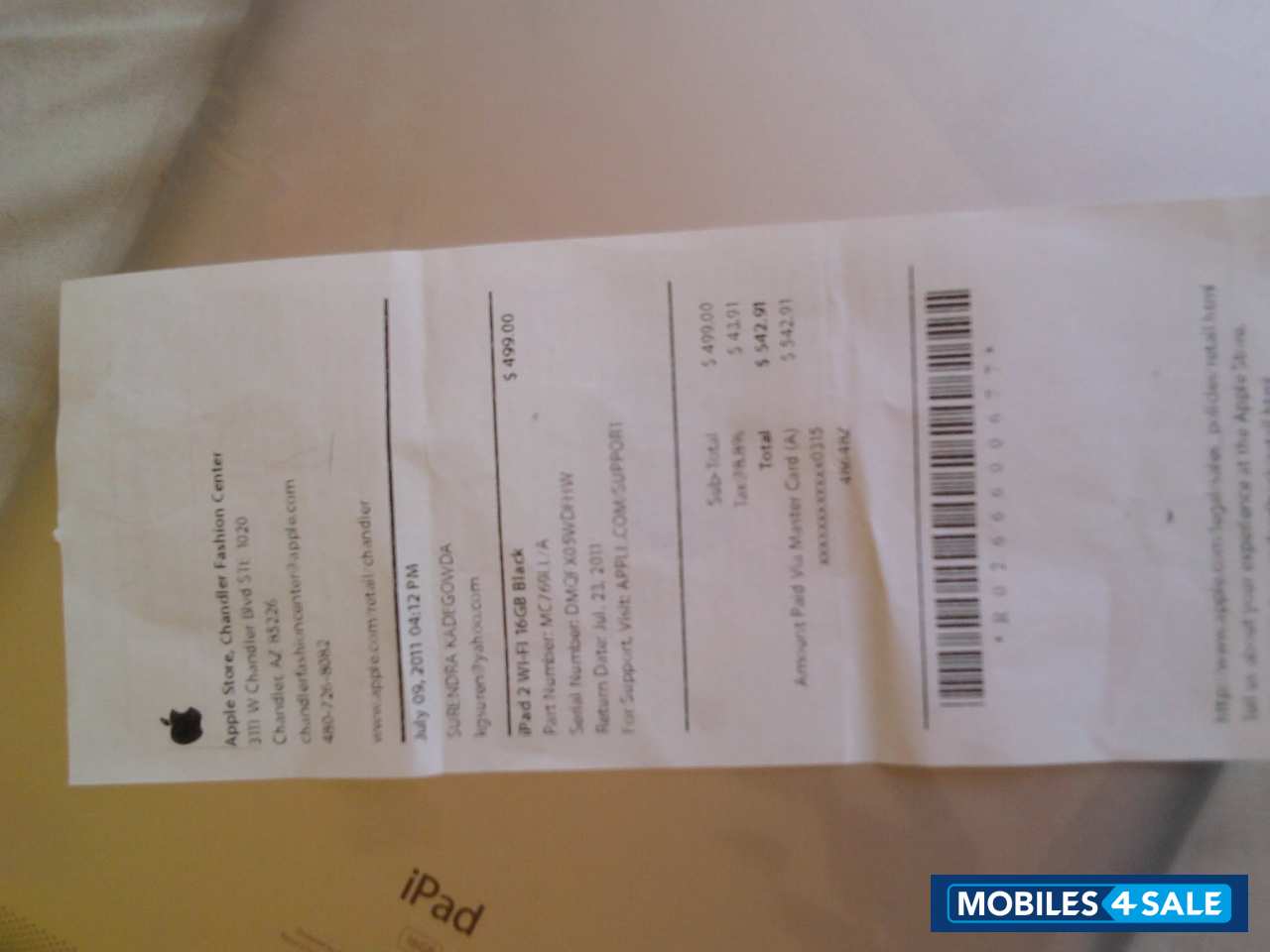 Black Apple Apple iPad2