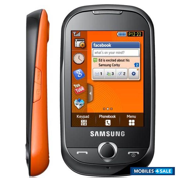 Orange Black Samsung  corby 3653