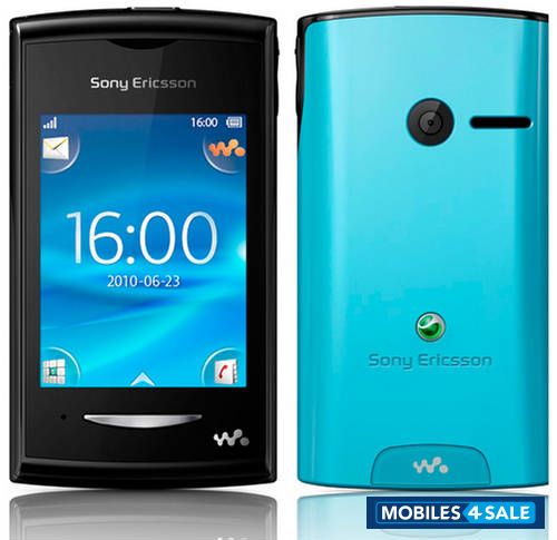 Back Cover White And Blue Sony Ericsson W-series W150i