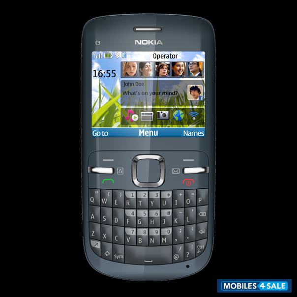 Gray Nokia C3