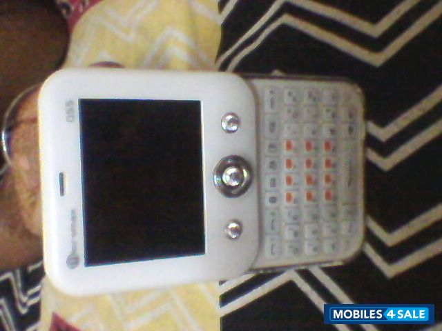 Pearl White Micromax q55 bling