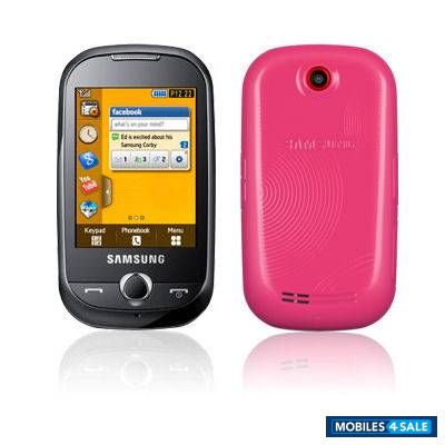 Pink Samsung S3653