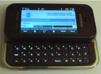 Black Samsung  f700