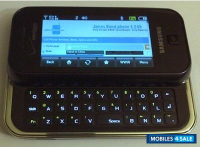Black Samsung  f700