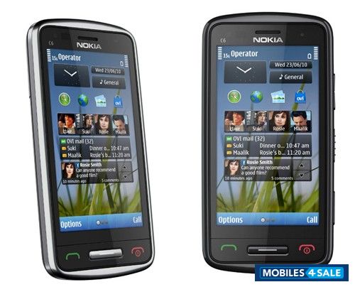 Black Nokia C-series C6-01