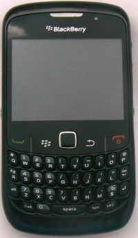 Black BlackBerry Curve 8520