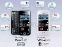 White Samsung Wave