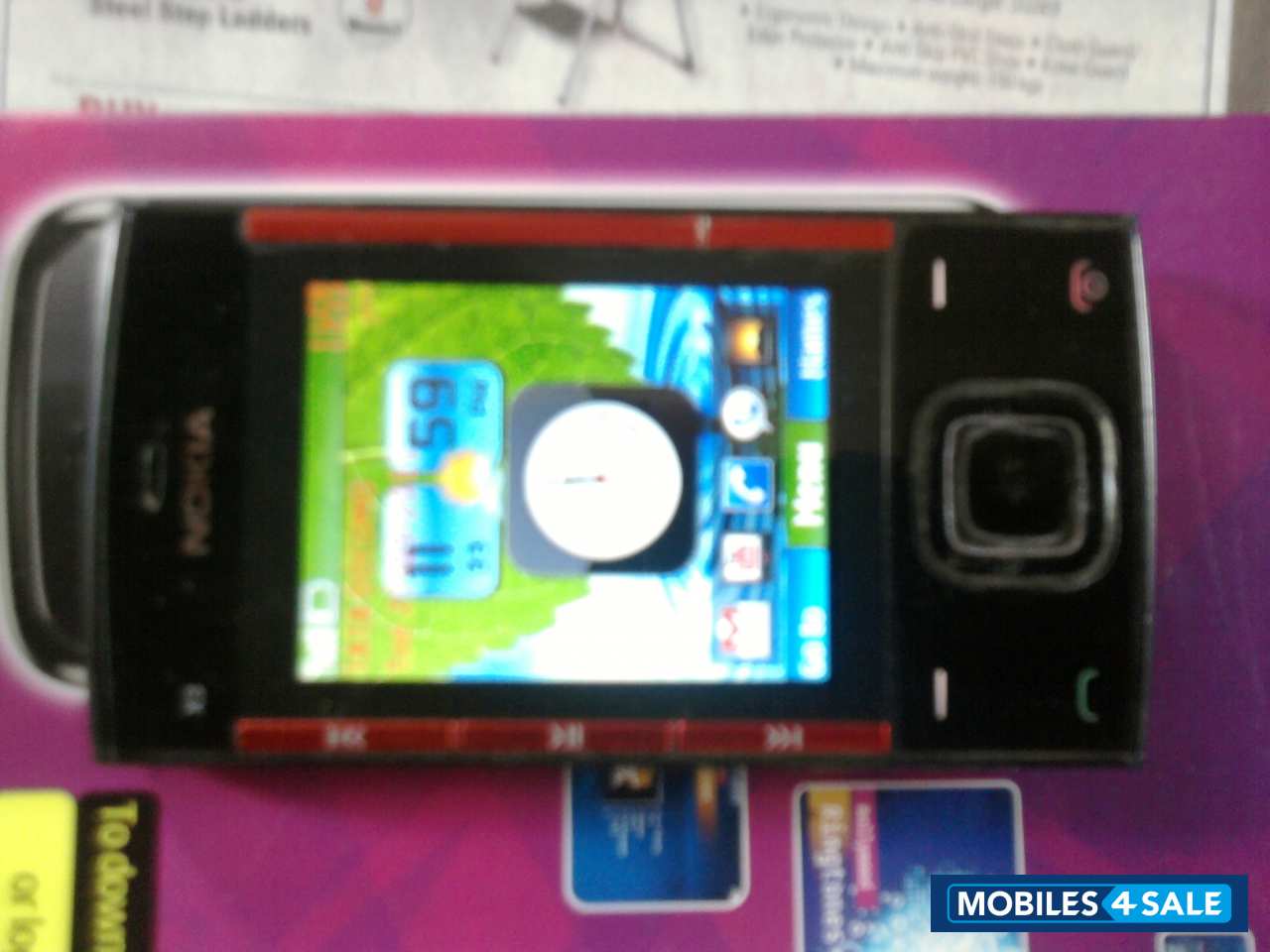 Black Red Nokia X3