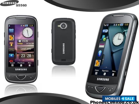 Black Samsung  s5560