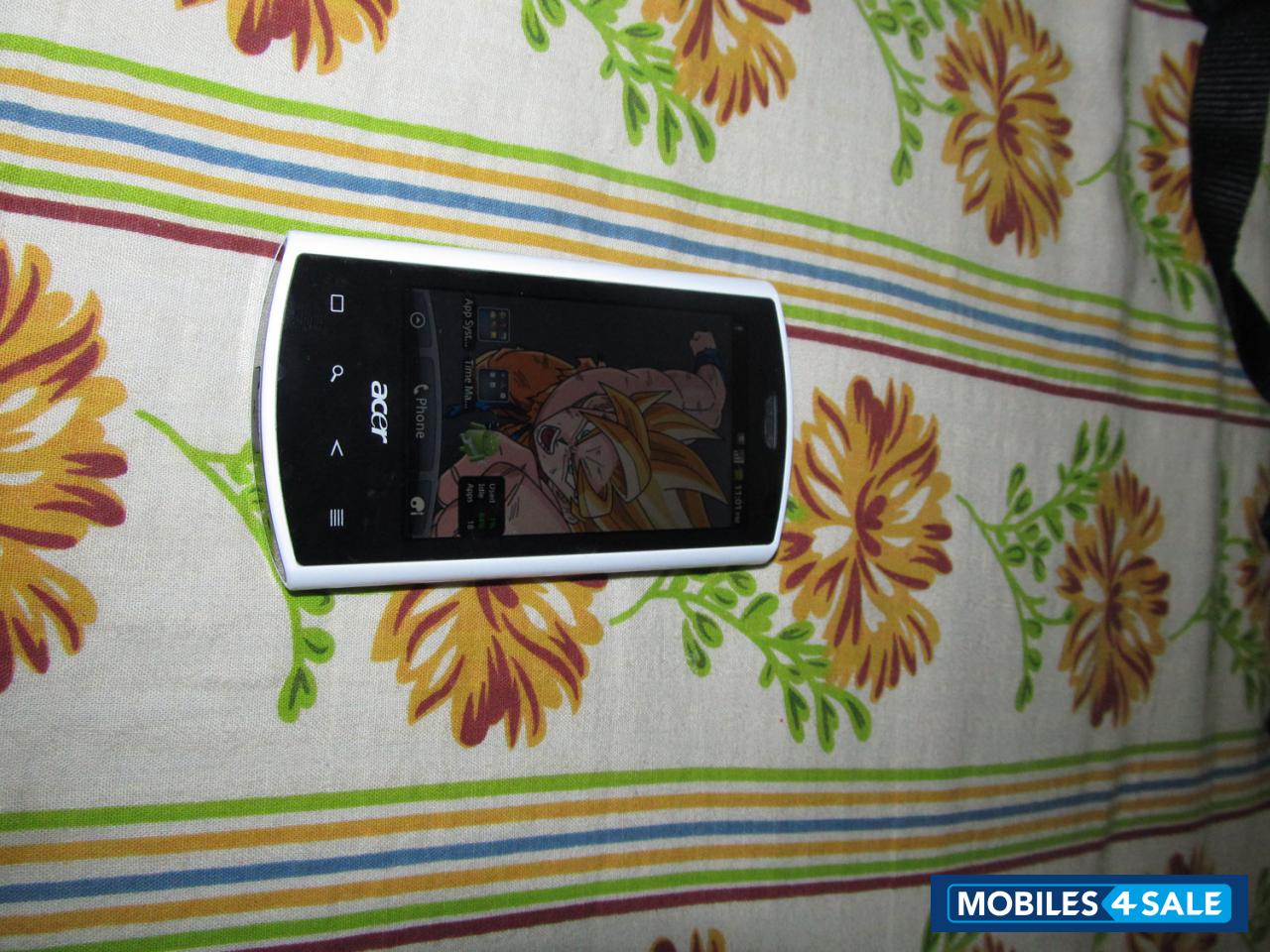 White Acer  Acer Liquid S100