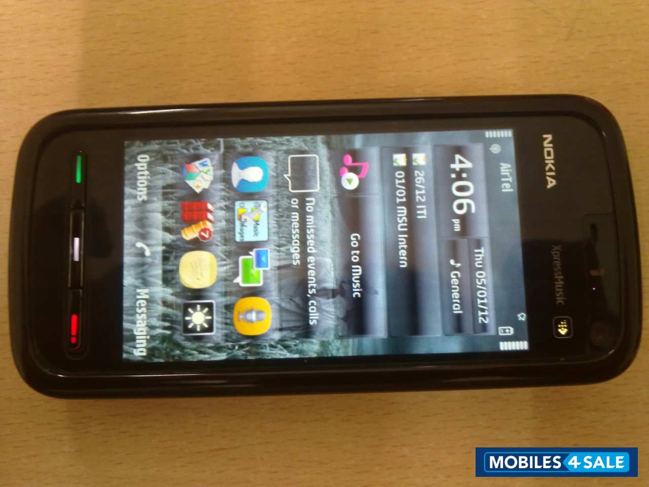 Black With Red Lining Nokia XpressMusic 5800