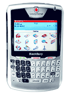 White BlackBerry  8707v
