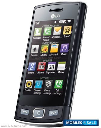 Black LG Viewty GM360 viewty snap