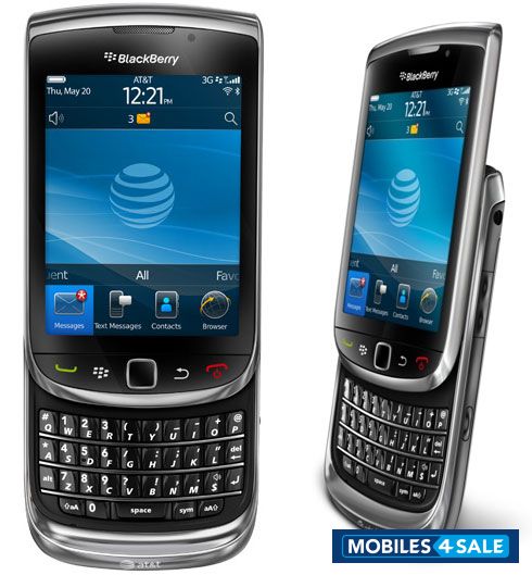Black BlackBerry Torch 9800