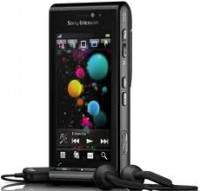 Black Sony Ericsson SATIO