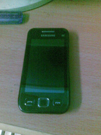 Black Samsung  Samsung Wave 575/GT-S5753E