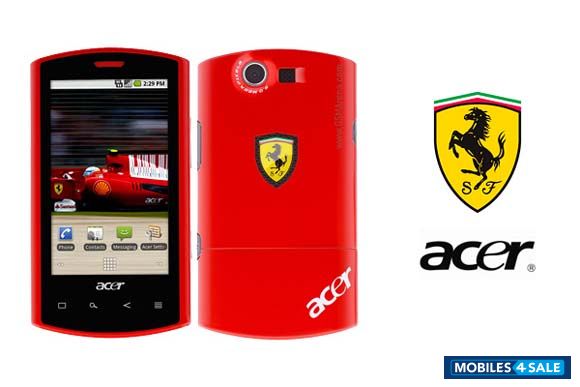Red Acer  Ferrari Liquid E