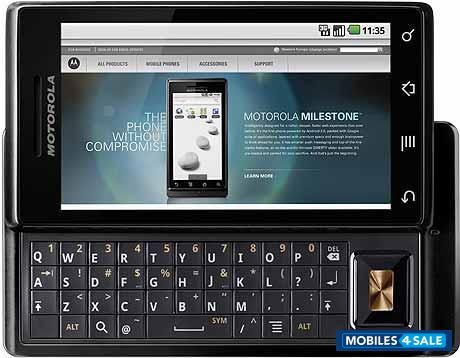 Black Motorola Milestone