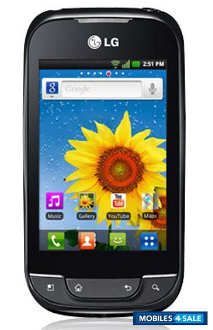 Black LG LG Optimus Net p690