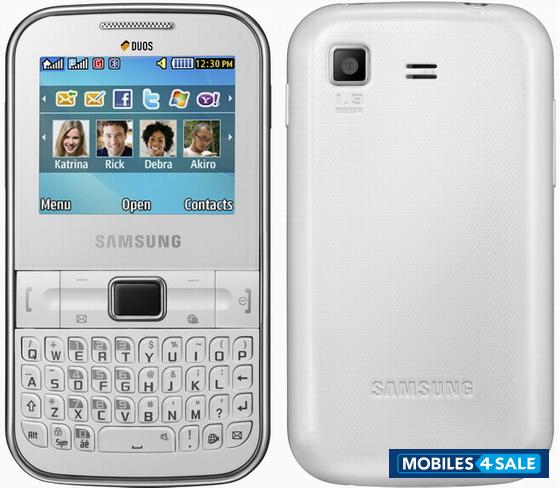 White Samsung Chat C3222
