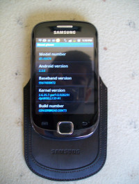 Grey Black Samsung Galaxy Fit