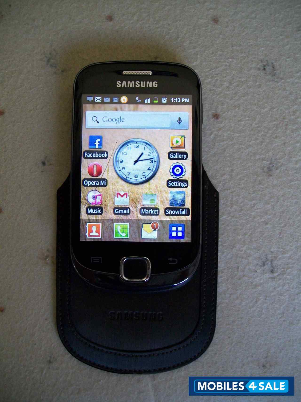 Grey Black Samsung Galaxy Fit