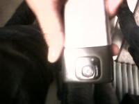 Metallic Silver White. Nokia N91