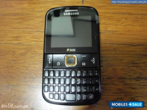 Black Samsung  ch@t e2222