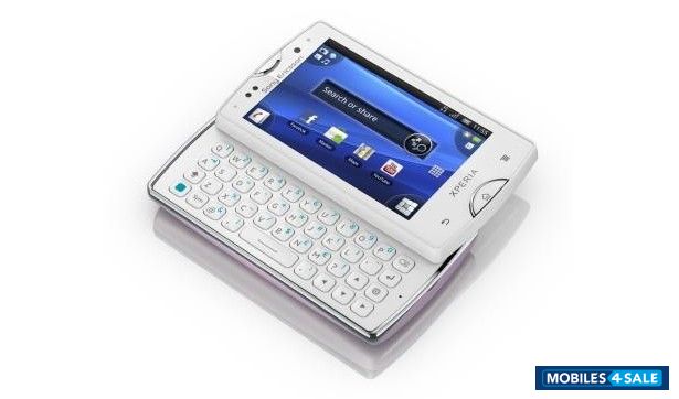 White Sony Ericsson Xperia xperia mini pro