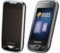 Black Samsung DUOS GTB7722