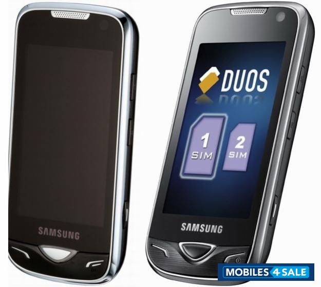 Black Samsung DUOS GTB7722