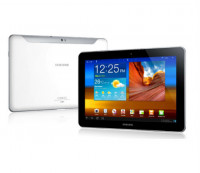 Black & White Samsung Galaxy Tab P7500
