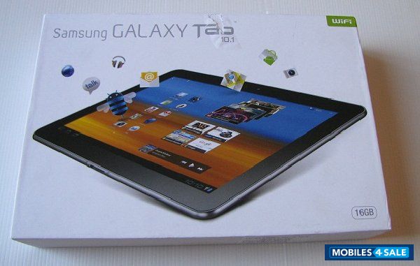 Black & White Samsung Galaxy Tab P7500
