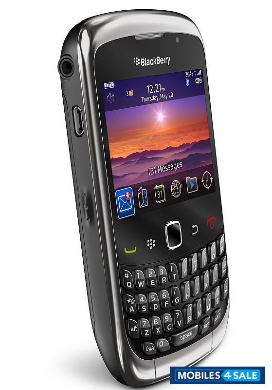 Black BlackBerry Curve 9300