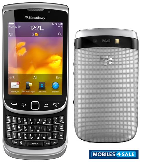 Silver BlackBerry Torch2 9810