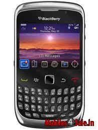 Silver-black BlackBerry Curve 9300