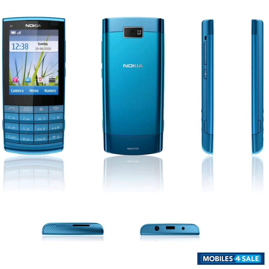 Blue Nokia X3-02