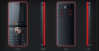 Black,with Red Borders Micromax  x225